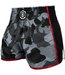 Fluory Muay Thai Kickboks Short Camouflage Zwart Grijs