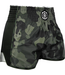 Fluory Muay Thai Kickbox Short Camouflage Schwarz Grün