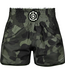 Fluory Muay Thai Kickboks Short Camouflage Zwart Groen
