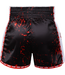 Fluory Muay Thai Kickboks Shorts Bloodbath Zwart Rood Wit