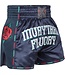 Fluory Muay Thai Kickboks Short Pistola Donkerblauw