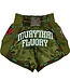 Fluory Muay Thai Kickboxen Shorts Pistola Olivgrün