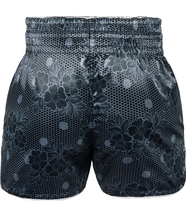 Fluory Muay Thai Kickbox Shorts Pinga Schwarz – Premium Fightshorts für Kickbox‑ & Muay‑Thai‑Training