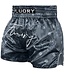 Fluory Muay Thai Kickboks Short Pinga Zwart – Premium Fightshort voor Kickboksen & Muay Thai Training