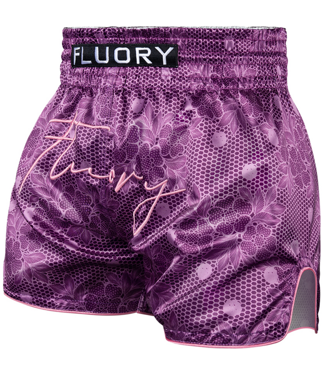 Fluory Muay Thai Kickbox Shorts Pinga Lila – Premium Fightshorts für Kickbox‑ & Muay‑Thai‑Training