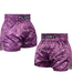 Fluory Muay Thai Kickboks Short Pinga Paars – Premium Fightshort voor Kickboksen & Muay Thai Training