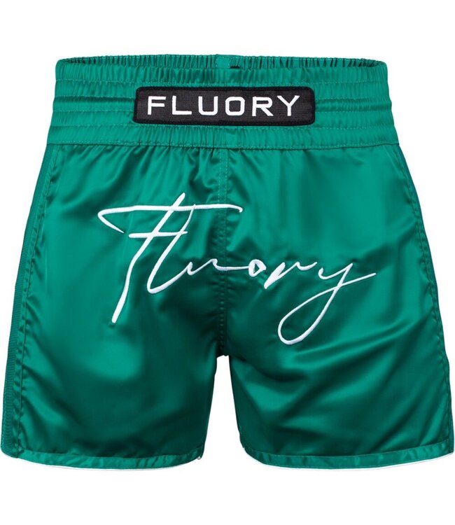Fluory Muay Thai Short Zoe Groen – Premium Fightshort voor Kickboksen & Muay Thai Training