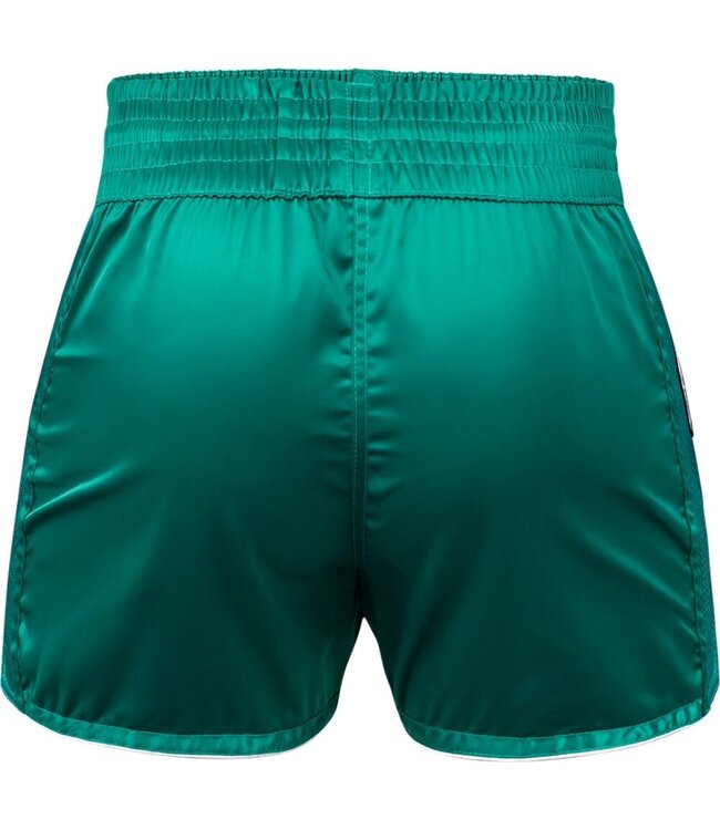 Fluory Muay Thai Short Zoe Groen – Premium Fightshort voor Kickboksen & Muay Thai Training