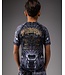 Venum Wolf Atak Kinder Kurzarm-Rashguard - Schwarz/Grau