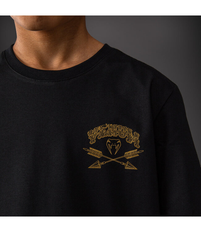 Venum Wolf Atak Kids T‑Shirt Black/Grey – Soft Cotton, Bold Design & Ideal for Training