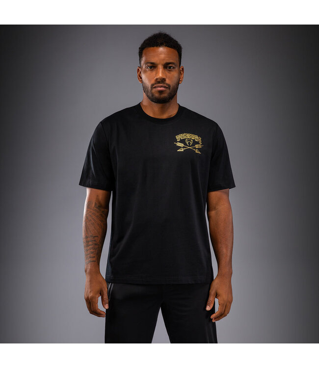 Venum Wolf Atak T‑Shirt – Premium Baumwolle – Schwarz/Grau – Training & Streetstyle