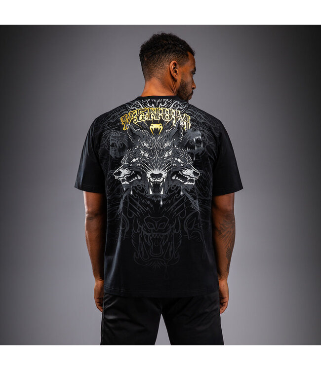 Venum Wolf Atak T‑Shirt – Premium Cotton – Black/Grey – Training & Streetwear