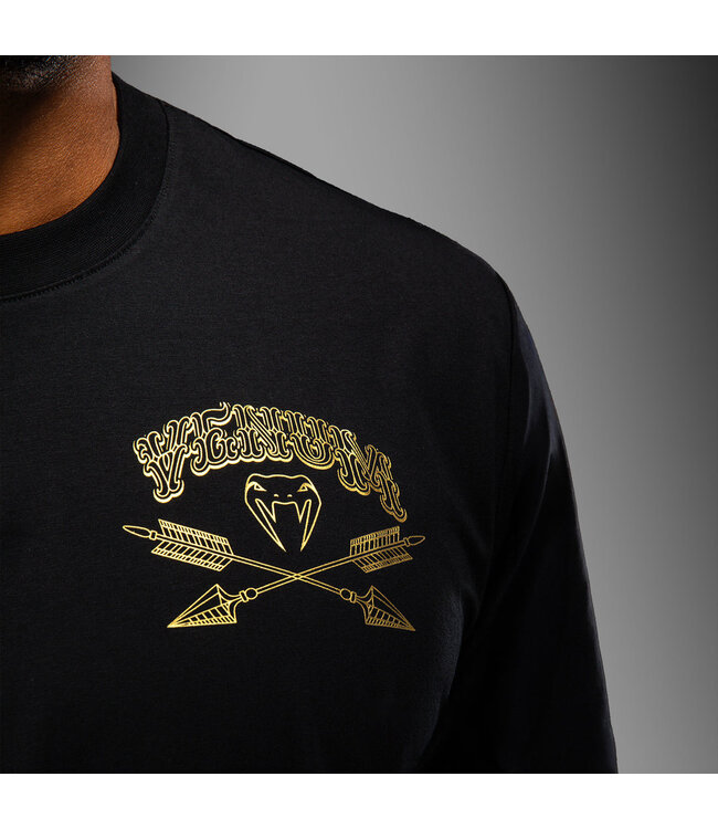 Venum Wolf Atak T‑shirt – Premium Katoen – Zwart/Grijs – Venum Streetwear