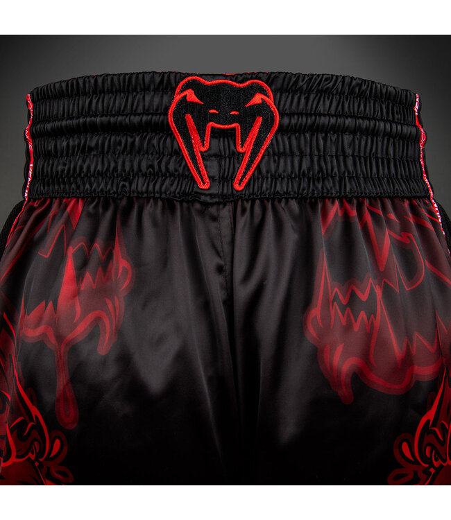 Venum Wolf Atak Muay Thai Shorts – Black/Red | Muay Thai & Kickboxing Shorts