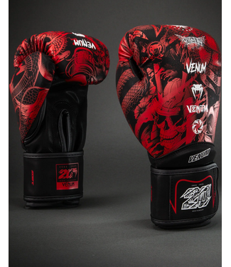 Venum Venum 20th Anniversary Boxhandschuhe Schwarz/Rot | Premium Kickbox Gloves