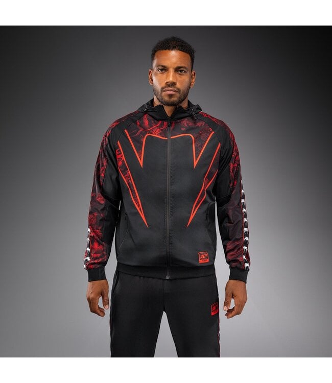 Venum 20th Anniversary Track Jacket - Zwart/Rood | Premium Lichtgewicht Trainingsjack
