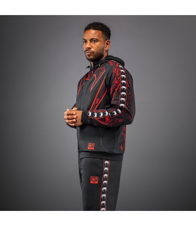 Venum 20th Anniversary Track Jacket - Black/Red | Premium Lightweight Training Jacket