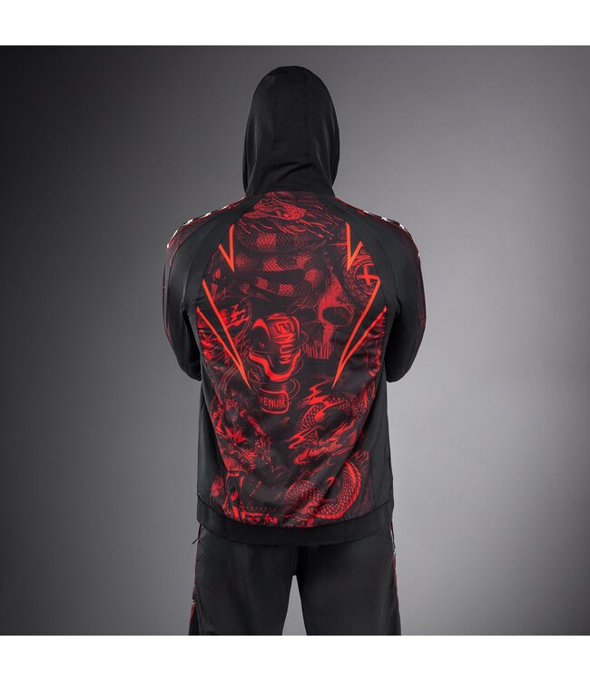 Venum 20th Anniversary Track Jacket - Zwart/Rood | Premium Lichtgewicht Trainingsjack