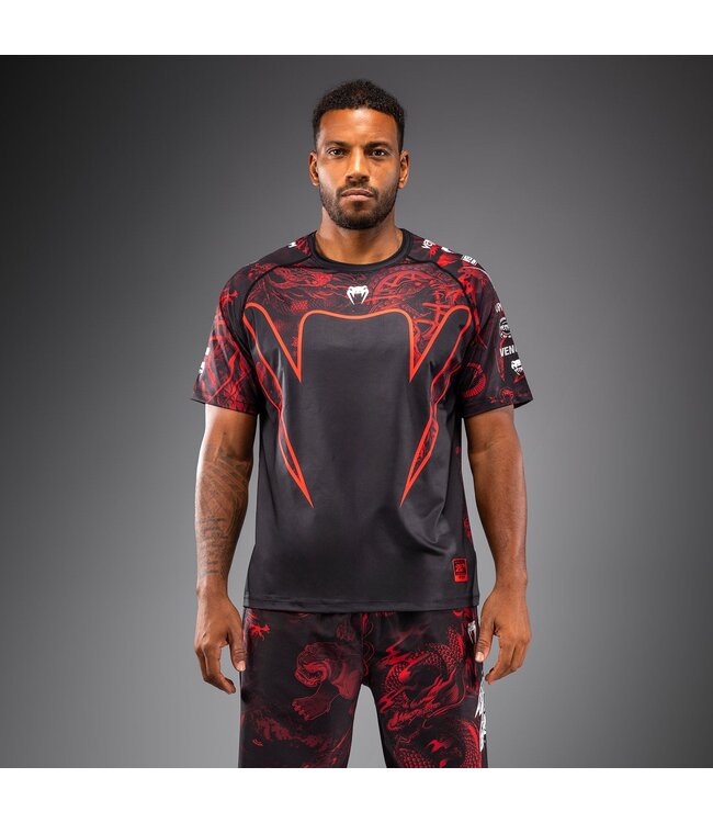 Venum 20th Anniversary Dry‑Tech Shirt - Black/Red | Lightweight & Fast‑Dry Training Shirt