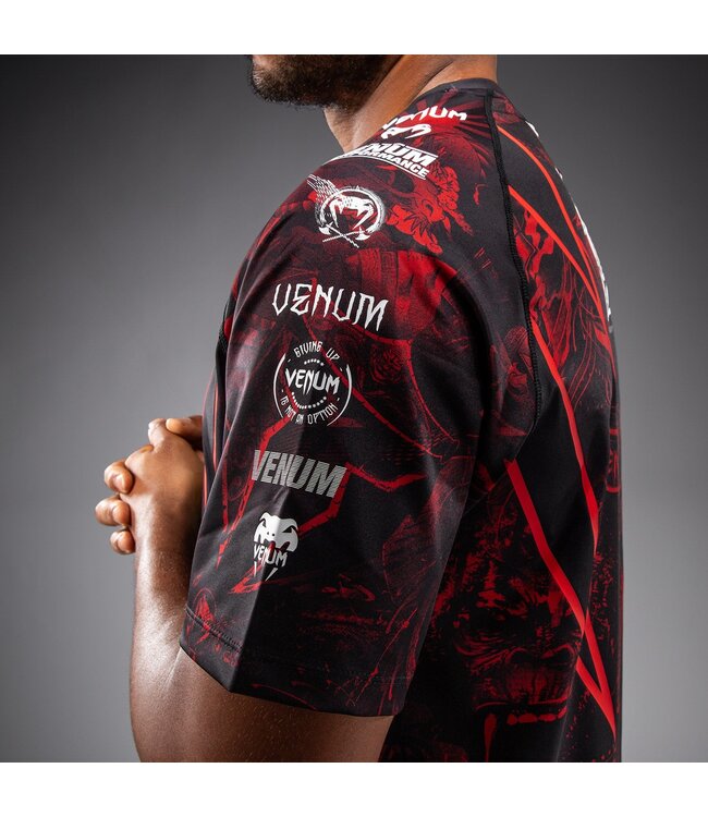 Venum 20th Anniversary Dry‑Tech Shirt - Zwart/Rood | Lichtgewicht & Sneldrogend Trainingsshirt