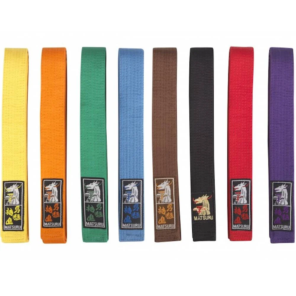 Matsuru Martial Arts Belts | Judo & Karate Belts in All Colours
