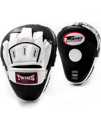 Twins Special Twins Deluxe Punching Focus Mitts Pads PML 10 Leer Zwart Wit
