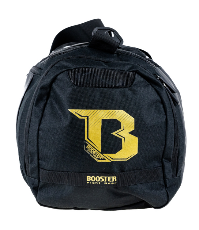 Booster Performance Gym Sports Bag Black Gold – 60L Training & Gear Bag for Boxing, Kickboxing, MMA and Fitness