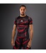 Venum Matupa Rashguard – Zwart/Rood/Zilver | Premium compressietop voor MMA, Grappling & Kickboksen
