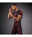 Venum Matupa Rashguard – Zwart/Rood/Zilver | Premium compressietop voor MMA, Grappling & Kickboksen