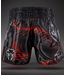 Venum Matupa Muay Thai Shorts – Black/Red/Silver | Professional Muay Thai & Kickboxing Shorts