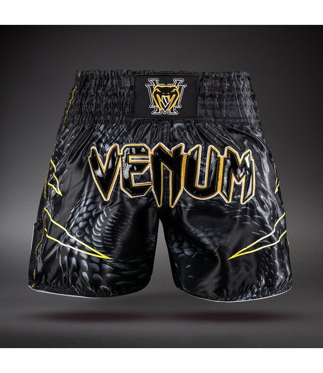 Venum Matupa Muay Thai Shorts – Schwarz/Grau/Gold | Professionelle Muay Thai & Kickbox Shorts - Copy