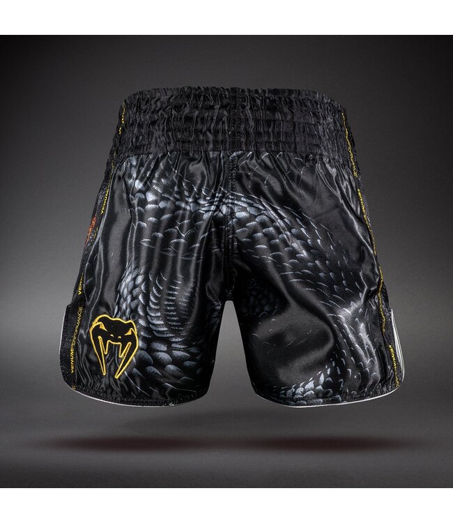 Venum Matupa Muay Thai Shorts – Black/Grey/Gold | Professional Muay Thai & Kickboxing Shorts - Copy