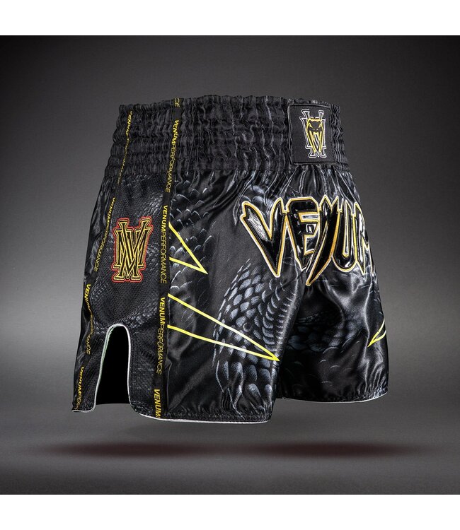 Venum Matupa Muay Thai Shorts – Zwart/Grijs/Goud | Professionele Muay Thai & Kickboks Shorts - Copy