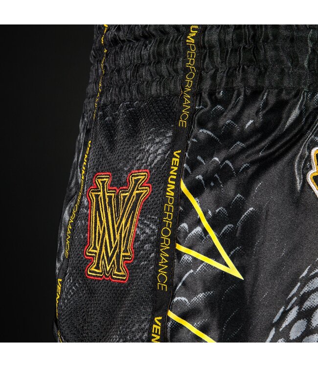 Venum Matupa Muay Thai Shorts – Black/Grey/Gold | Professional Muay Thai & Kickboxing Shorts - Copy