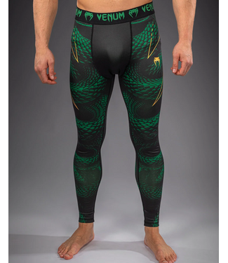 Venum Venum Matupa Spats Black/Green/Gold | MMA & BJJ Compression Pants