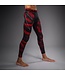 Venum Matupa Spats – Zwart/Rood/Zilver | Compressielegging voor MMA, BJJ & Intensieve Training