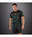 Venum Matupa Dry Tech T‑Shirt – Zwart/Groen/Goud | Sneldrogend Sportshirt voor Vechtsporten & Fitness