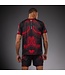 Venum Matupa Dry Tech T‑Shirt – Zwart/Rood/Zilver | Sneldrogend Sportshirt voor Vechtsporten & Fitness
