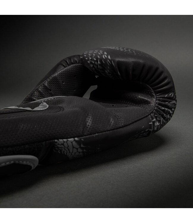 Venum Matupa Boxhandschuhe – Schwarz/Grau/Gold | Premium Handschuhe für Kickboxen, Muay Thai & Training