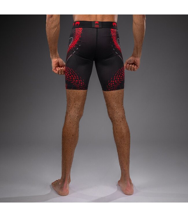 Venum Matupa Vale Tudo Shorts – Black/Red/Silver | Premium Compression Shorts for MMA, BJJ & No‑Gi