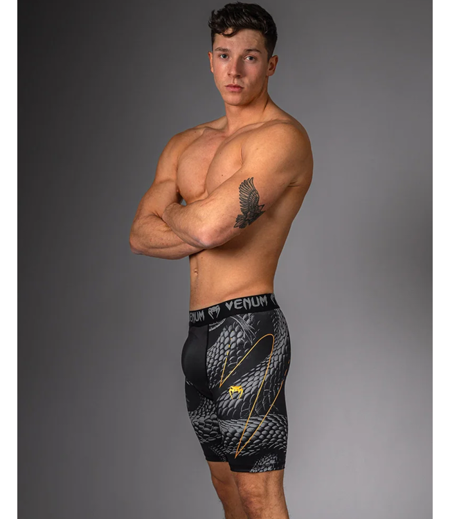 Venum Matupa Vale Tudo Shorts – Schwarz/Grau/Gold | Premium Kompressionsshorts für MMA, BJJ & No‑Gi - Copy - Copy