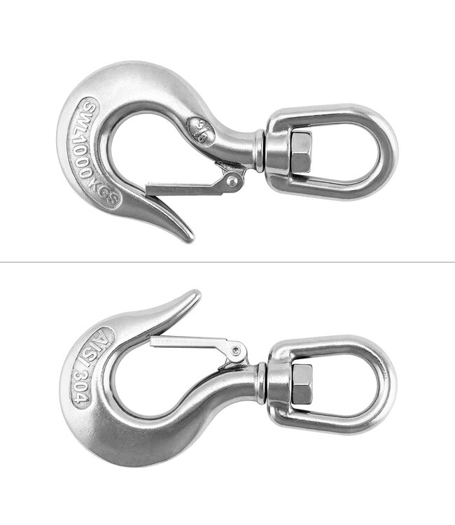 Swivel lifting hook for heavy punching bags – Locking eye hook up to 1000 kg