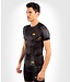 Venum Athletics Kurzarm Rashguard – Schwarz/Gold | High‑Performance MMA & BJJ Kompressionsshirt