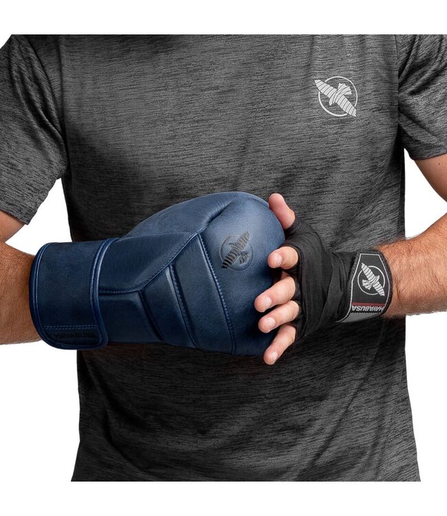 Hayabusa T3 LX Boxing Gloves Indigo Blue – Handmade Premium Italian Leather Gloves for Boxing & Kickboxing