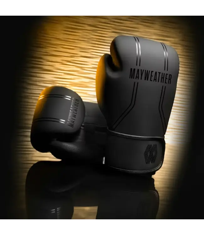 Hayabusa Mayweather Contender Boxhandschuhe – Schwarz – Bequeme Passform & Stabile Handgelenkstütze