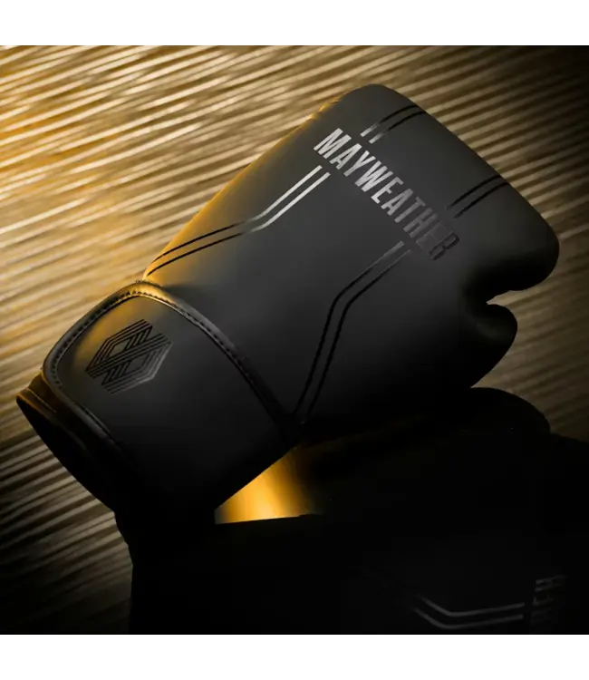 Hayabusa Mayweather Contender Boxhandschuhe – Schwarz – Bequeme Passform & Stabile Handgelenkstütze