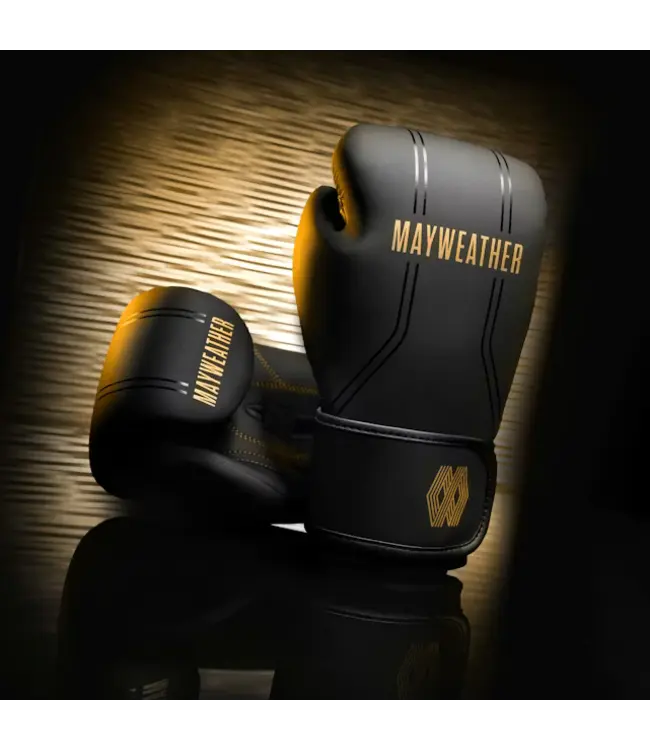 Hayabusa Mayweather Contender Bokshandschoenen – Zwart Goud – Comfortabele Pasvorm en Stevige Polssteun