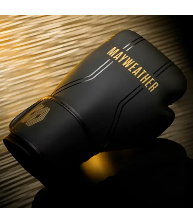 Hayabusa Mayweather Contender Boxing Gloves – Black Gold – Comfortable Fit & Secure Wrist Support