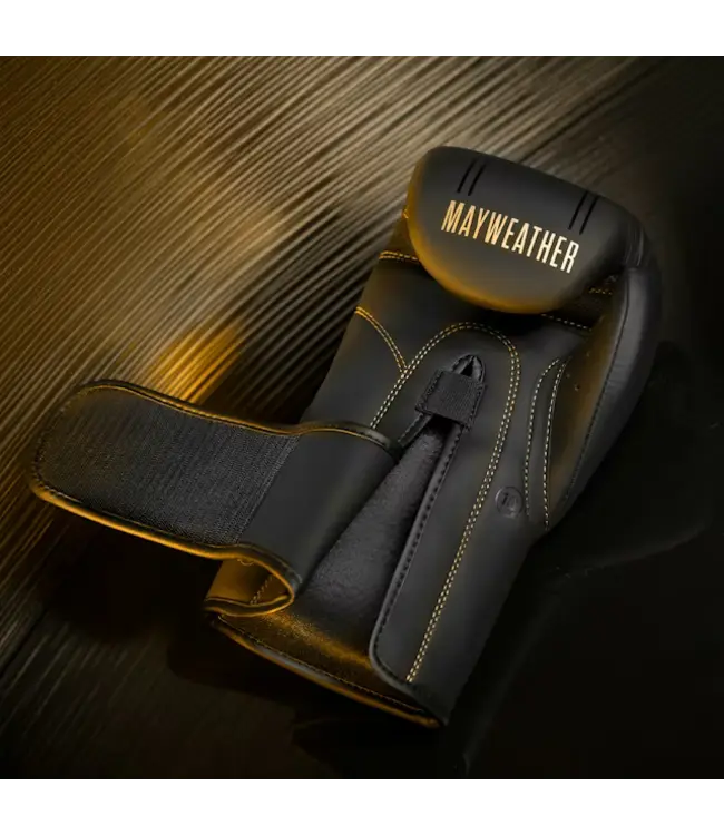 Hayabusa Mayweather Contender Bokshandschoenen – Zwart Goud – Comfortabele Pasvorm en Stevige Polssteun