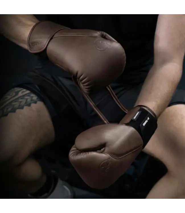Hayabusa T360 Leather Boxing Gloves – French Roast